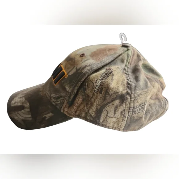 DODGE HEMI TEXT LOGO CAMO CAMOUFLAGE ADJUSTABLE CURVED BILL HAT CAP MENS EUC - Picture 2 of 6